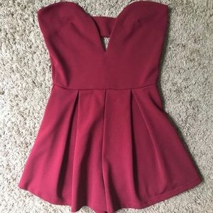 Red romper